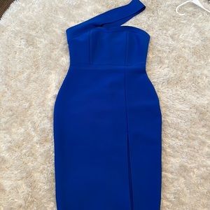 Bandage royal blue dress